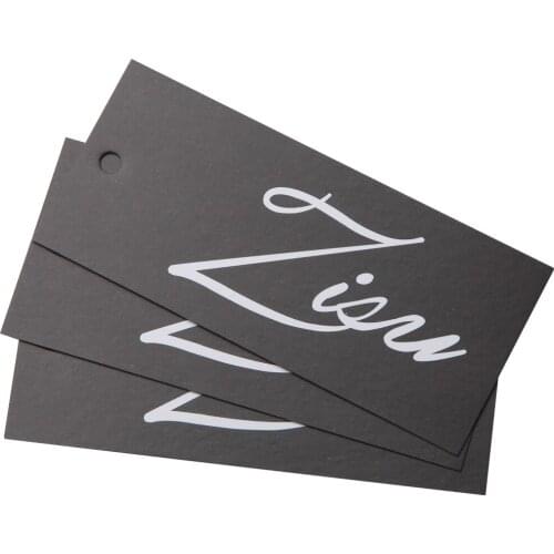 500pcs/lot custom cardboard paper hang tags for clothing price swing tag product price list for luggage wedding name tag