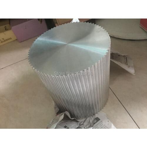 Free shipment quality aluminum alloy material 20cm length 72 teeth 8mm pitch HTD8M pulley bar stock