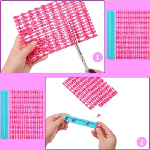 Alphanumeric Biscuit Seal Punctuation Cake Seal Pressure Printing Pastries Mould Set With Portable Transparent Storage Case