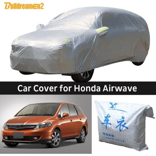 For Honda Airwave Car Cover Outdoor Indoor Anti UV Sun Rain Snow Ice Resistant MPV Cover Dust Proof