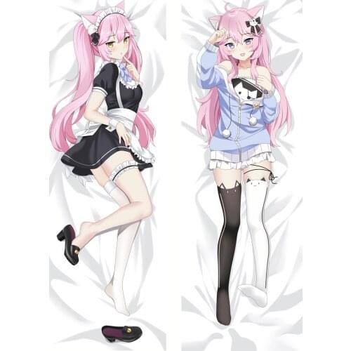 VTUBER Kagura Nana Kagura Mea Minato Aqua Shirakami Fubuki Natsuiro Matsuri Peach Skin Hugging Body Pillow Case Cosplay Costume