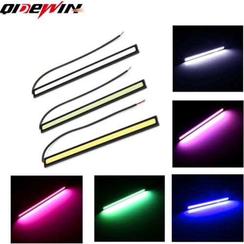 Qide crown cob daytime running lamp 17cm super bright automobile daytime running lamp LED daytime running lamp ultra thin