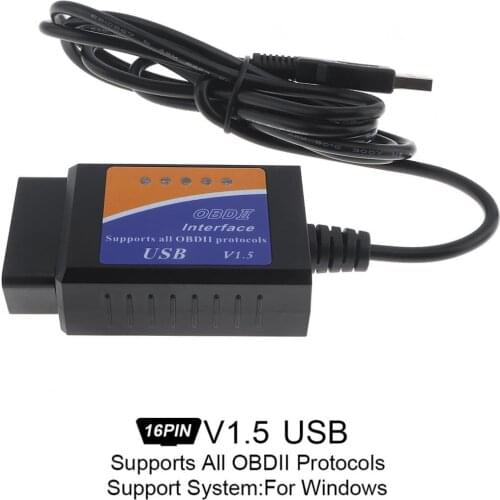 ELM327 V1.5 Super Mini USB Scanner Wireless Interface Auto Interface Code Readers Diagnostic Tool OBDII Protocols
