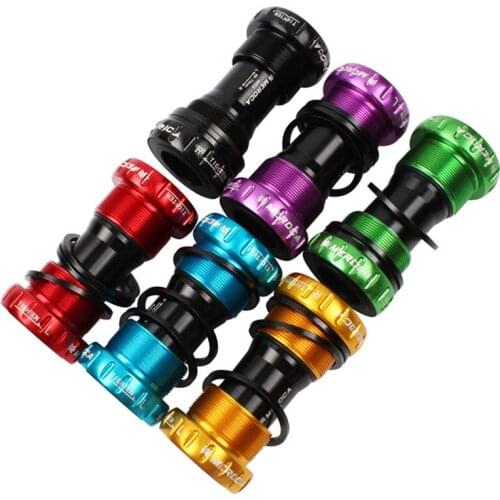 MTB Bicycle Bottom Bracket Aluminum Waterproof BSA 68/73mm Screw/Thread Type Crankset Bearings Mountain Bicycle Axis Parts