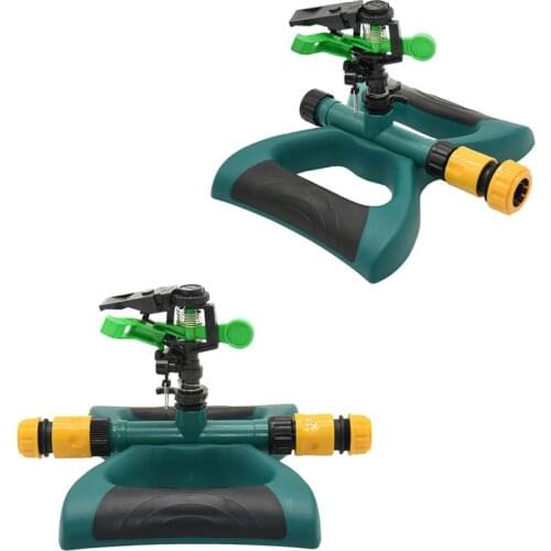 Garden Lawn Sprinklers Adjustable 360 Degree Rotary Rocker Sprinkler with Support For Greenhouse Agricultural Irrigation