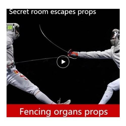Real life games escape room props Fencing unlock organ props game horror Finished product props