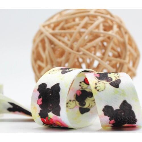 Cute Dog Print Lanyard Ribbon Badge Id Lanyard/mobile Phone Strap/key Chain with Keychain Neck 10mm/16mm/20mm/25mm/35mm