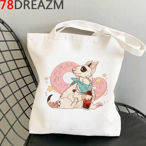 Bull Terrier shopping bag bolsas de tela cotton canvas tote bolsa bolso bag reusable boodschappentas jute woven custom