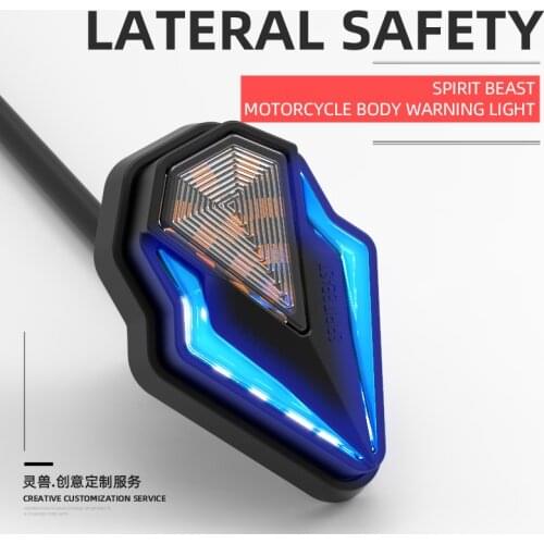 Spirit beast turn signal fittings indicator motorcycle 12VLED daytime running light motorbike Universal lighting Signal light