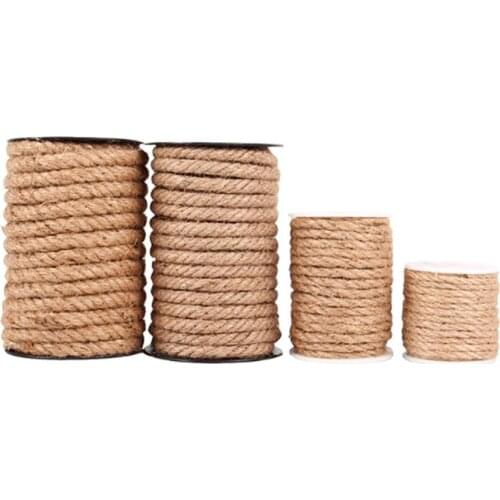 Premium Natural Sisal Rope For Cat Tree Scratching Post Toy Cat Climbing Frame DIY Weaving Cats Making Desk Legs Binding Rope
