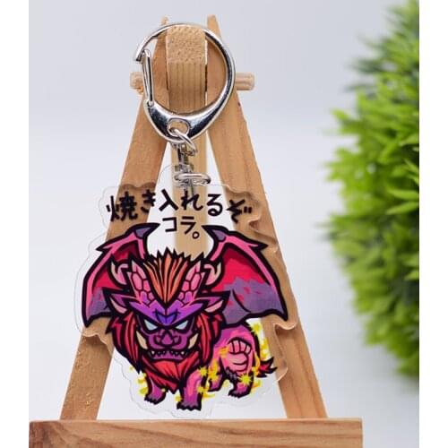 WL0858 Chibi Keychain Acrylic Monster Keyring