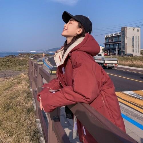 2020 New Winter Coat Warm Loose Cotton-padded Women Jacket Thicken Hooded Parkas Casual Female Windproof Outwear Women Coats