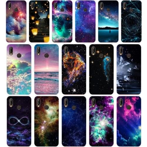 15AA Art Star Tree Sky Space Silicone TPU Protective Cover Phone Case On For Huawei P20 30 Pro Lite Case Soft