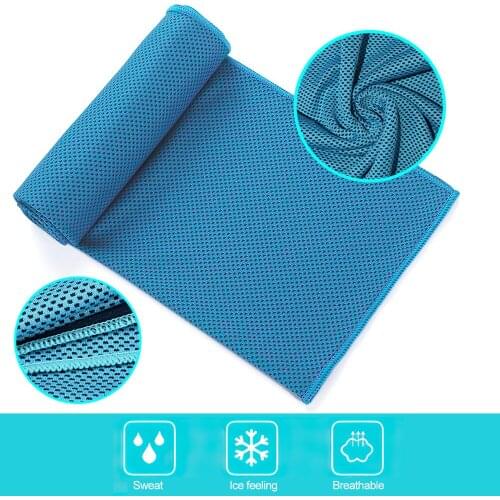 4 Pcs Outdoor Sports Quick-drying Cooling Towels Swimming Gym Beach Yoga Travel Jogging Cycling Hiking Summer Cold Feeling Towel