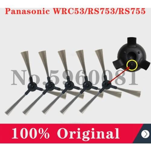 5 Pcs Original Replacement Spare Parts Side Brush Suit For MC-RS753 RS755 WRC53 Vacuum Cleaner Robot Accessories
