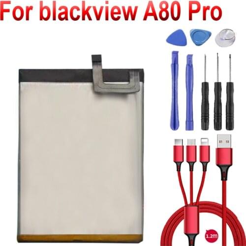 DK017 4680mAh for blackview A80 Pro Battery +USB cable+toolki