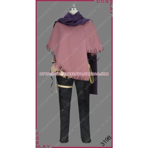 Octopath Traveler Protagonist Bolderfall Cliftlands Thief Therion Outfit Clothes Game Cosplay Costume S002