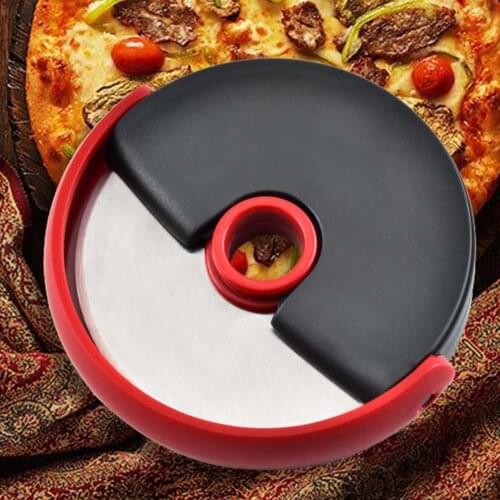 11cm Round Stainless Steel Pizza Cutter Wheel Cake Bread Knife Kitchen Bakeware Designed for maximum comfort and a nice fit in