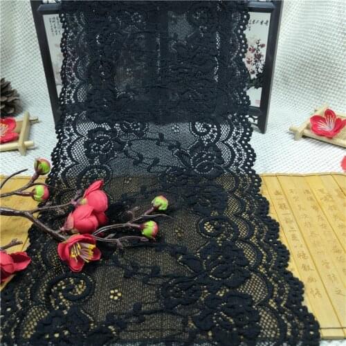 RR1172-2 18cm Black lace lace lace fabric diy accessories