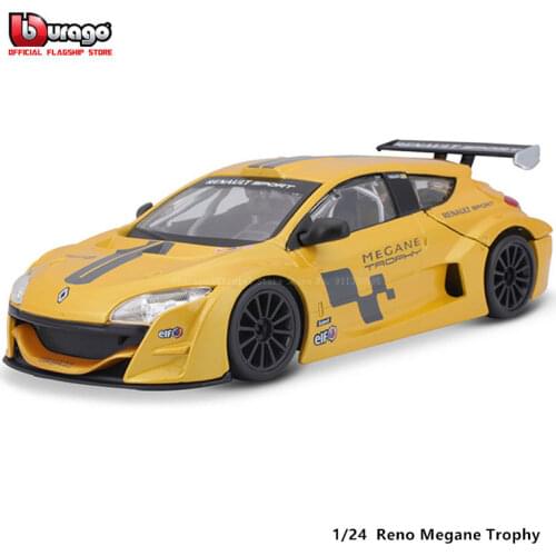 Bburago 1:24 Scale Renault Megane Trophy alloy racing car Alloy Luxury Vehicle Diecast Cars Model Toy Collection Gift