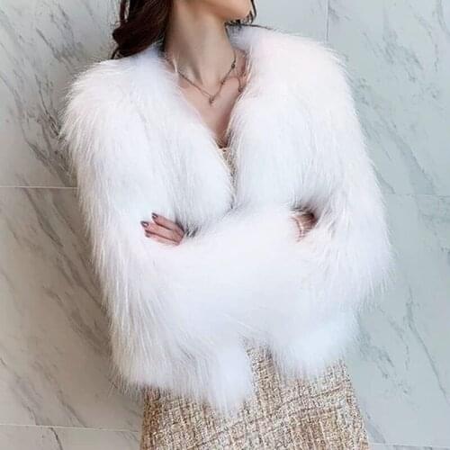 Lucyever Fashionable Fur Coats
