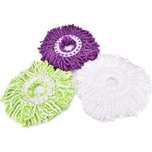 Household Sponge Fiber Mop Head Refill Replacement Home Cleaning Tool Microfiber Floor Mop Head 360 Spin Cleaning Pad