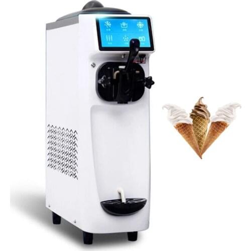 Counter Top Small Soft Ice Cream Make Machine Commercial Home Ice Cream Maker 1050W