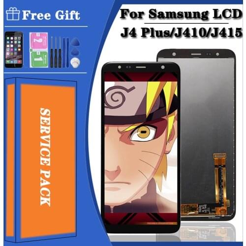Original Super AMOLED LCD For Samsung Galaxy J4 plus LCD Display J415 LCD Touch Screen Digitizer Assembly