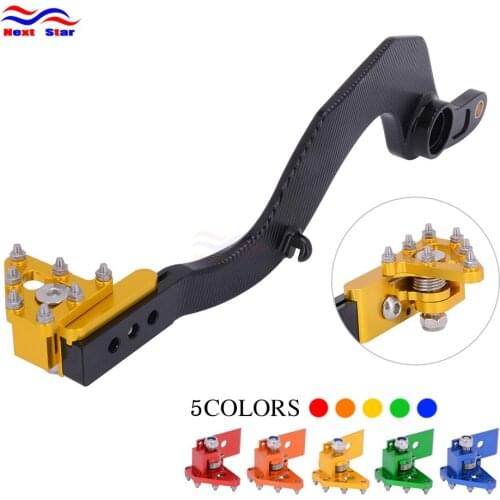 Motorcyle Rear Foot Brake Pedal Lever CNC Aluminum For Suzuki RMZ450 RMX450Z RMZ 450 RMX 450Z 450 Z 2008-12 13 14 15-2018 2019