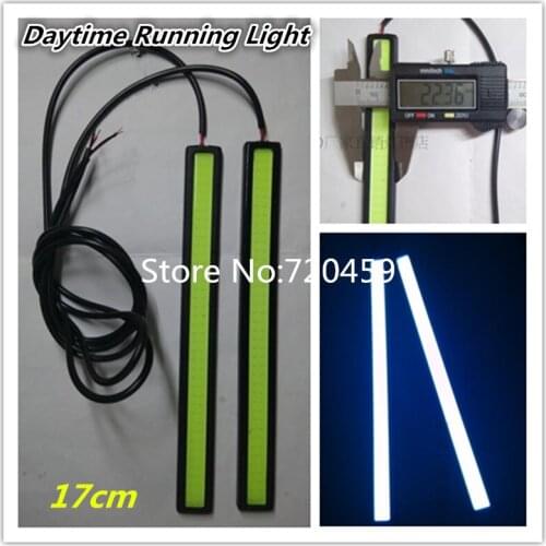 17cm led daytime running light cob 12V Daytime Running Light parking auto Fog lamp all Car
