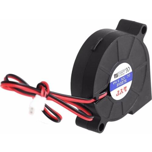 50mmx15mm DC 12V 0.14A 2-Pin Computer PC Sleeve-Bearing Blower Cooling Fan 5015