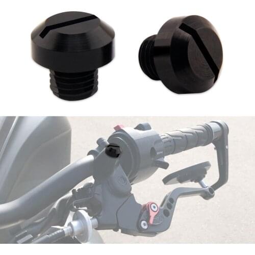 Motorcycle M10*1.25 CNC RearView Mirrors Hole Plug Screws Right Anti Decorate Cap Universal For Yamaha Honda Ducati Kawasaki