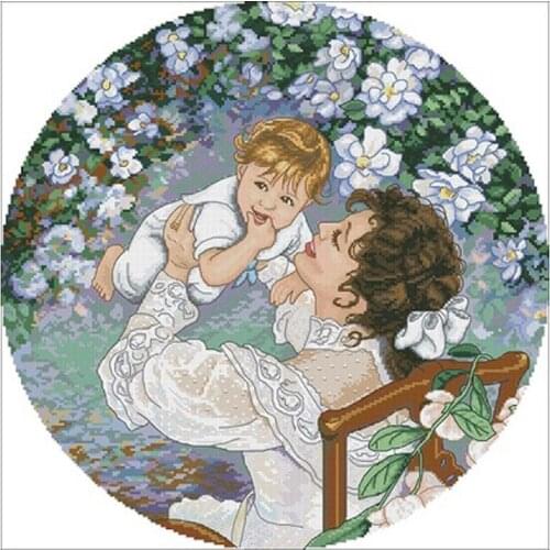 Maternal love patterns Counted Cross Stitch 11CT 14CT 18CT DIY Chinese Cross Stitch Kits Embroidery Needlework Sets