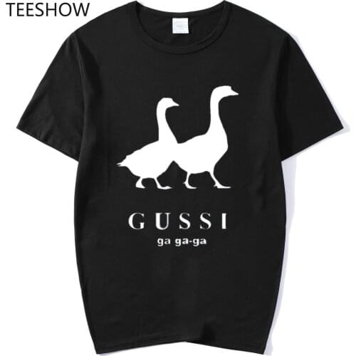 Ladies Print T-shirt Summer Casual Animal Duck Ga Ga Ga Harajuku T-shirt Summer Short Sleeve Womens T-shirt dropshipping