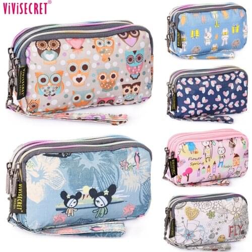 Designer Women Organizer Change Wallet Ladies Handbag Cute Cartoon kawaii Pouch Clutch Phone Coin purse Bag Holder For girl