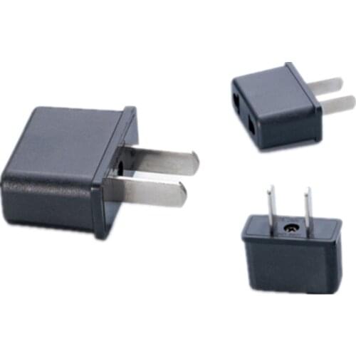 1pcs EU Europe European AC to American US USA Travel Charge Power Plug Adapter Outlet Converter Adaptador For Mobile phone Euro