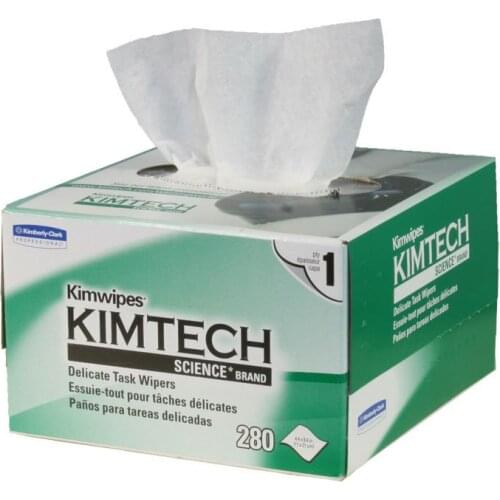 280PCS/pack Kimwipes34155 kimperly hardware wipes Optical fiber wiping paper, dust-free paper, screen cleaner