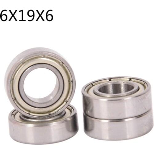 4PCS 6x19x6 Ball Bearing For Model Toys DIY Project Parts
