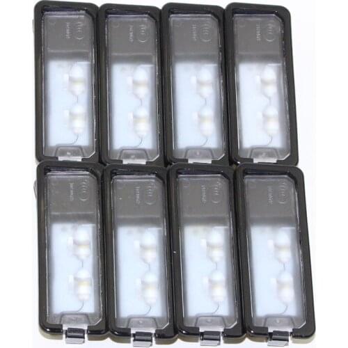 8pcs OEM Light License Plate LED License Plate Lamp Fit VW Passat B7 Golf MK7 Scirocco CC Polo 6R 35D 943 021 A 1K8 943 021 C