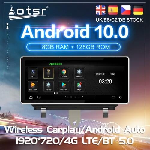 Android 10 For Audi Q3 8V 2011 ~ 2018 Car DVD PX6 GPS Navigation Carplay Auto Radio Stereo Multimedia Player Touch Screen 2 din