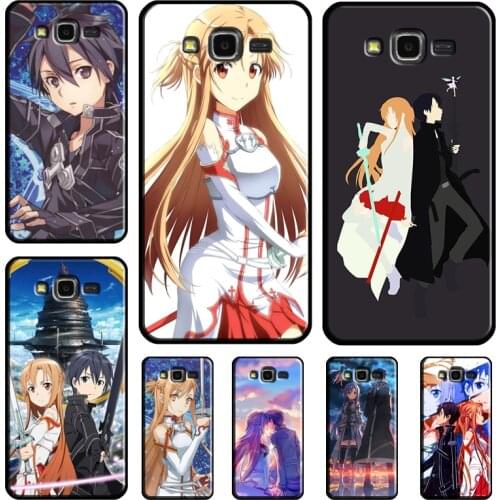 Anime Sword Art Online SAO Soft Case For Samsung Galaxy A7 A9 A6 A8 Plus A3 A5 2017 2016 J6 J3 J4 J5 J7 J2 Core 2018