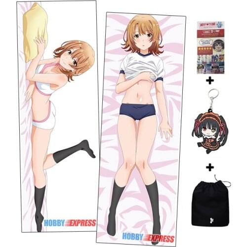 Hobby Express Oregairu Iroha Isshiki Dakimakura Japanese Otaku Waifu Hugging Body Pillow Cover ADP91055
