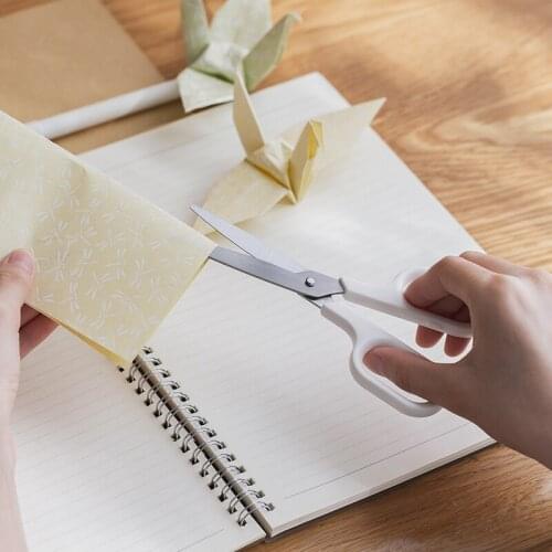 China high quality stationery scissors multi-functional simple paper cutting art tools with protective set