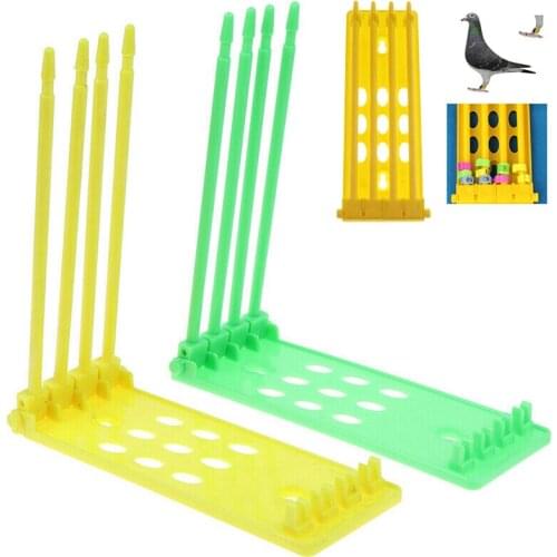 Pigeon Parrot Foot Ring Training Articles Stand Bird Leg Ring Holder Band Ra