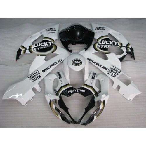 Motorcycle Fairing kit for GSXR1000 05 06 GSXR 1000 K5 2005 2006 ABS White black Injection mold Fairings Set+gifts SD09