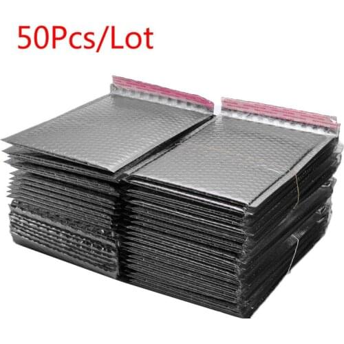 50 PCS/Lot Gold Plating Paper Bubble Envelopes Bags Different Specifications Mailers Padded Shipping Envelope Bubble Mailing Bag