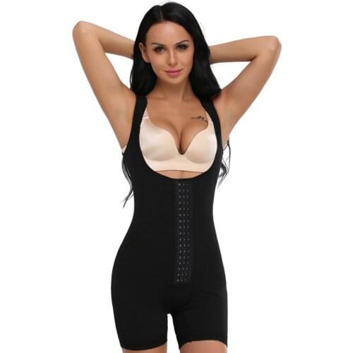 Colombianas Post-Surgery Full Body Shaper Body Suit Powernet Girdle Shaper Waist Cincher Trainer Shapewear