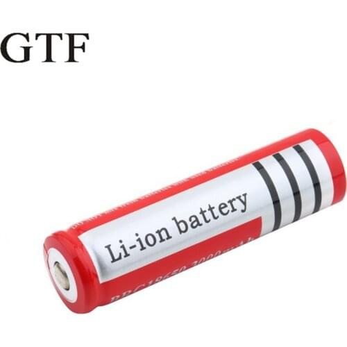 GTF 18650 Lithium Battery 3000mah 3.7 v Bright Flashlight with Special Directed Battery Charge