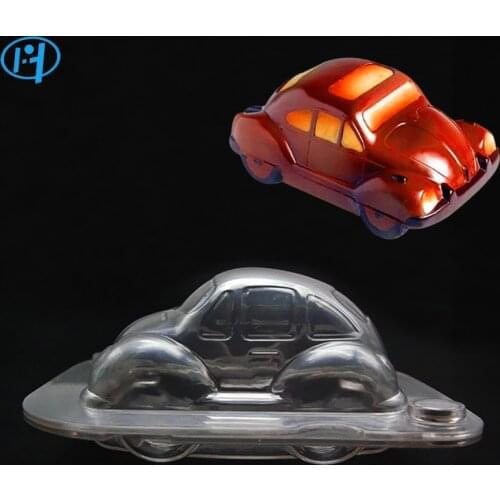 NEW 3D Mini Auto Car Chocolate Mold Candy Sugar Paste Molds Cake Decorating Tools for Home Baking Cake Mold Kitchen Accessories