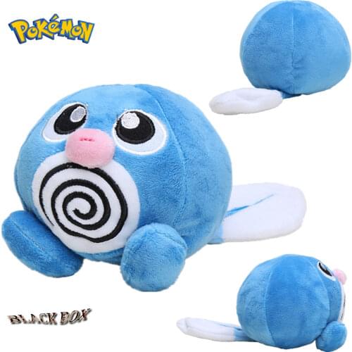 Pokemon Plush Poliwag Poliwhirl Anime Plush PP Cotton Stuffed Animals Doll Hobby Collection Toys Birthday Christmas Present
